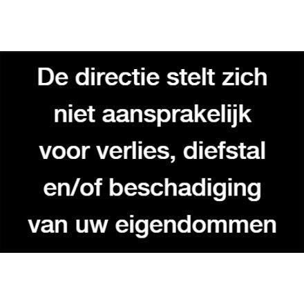 Kunststof naambord voordelig