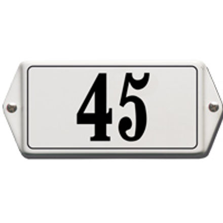 Nostalgisch huisnummer