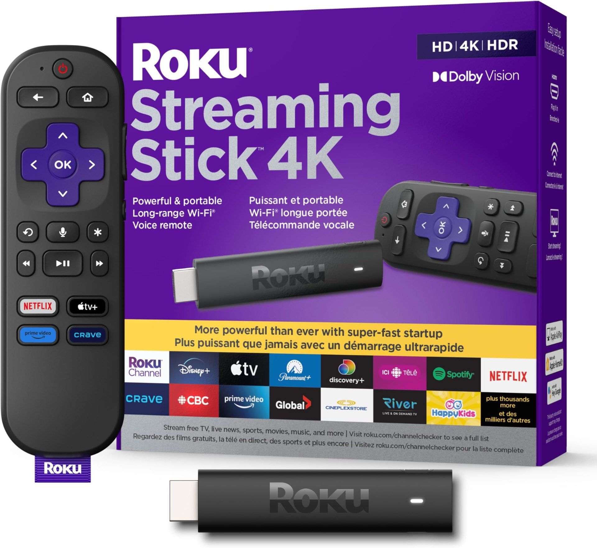 Roku Streaming Stick 4K 4K streaming