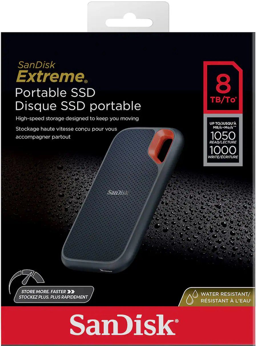 SanDisk Extreme Portable SSD 2m cable