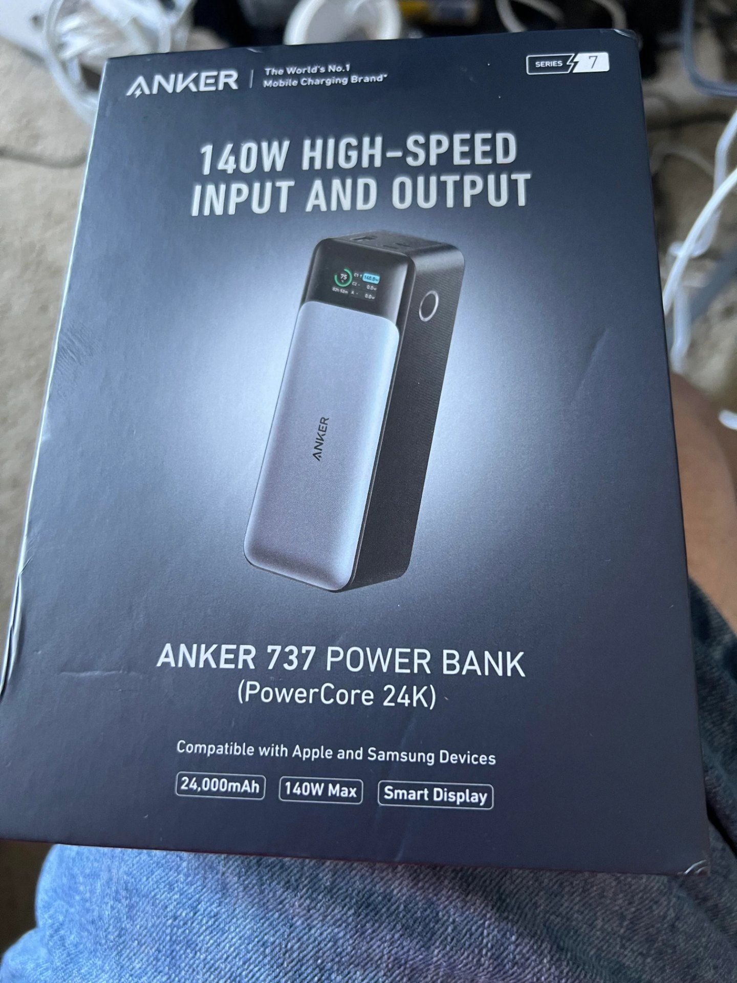 Anker 737 Power Bank 2m cable