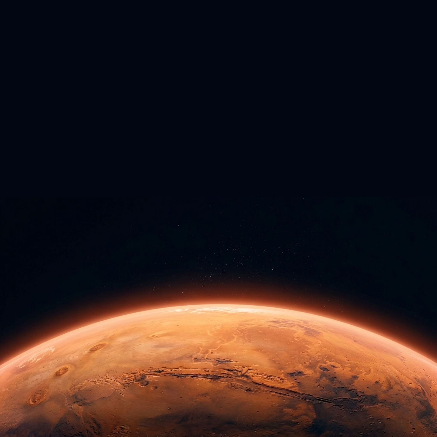 Mars planet hero background