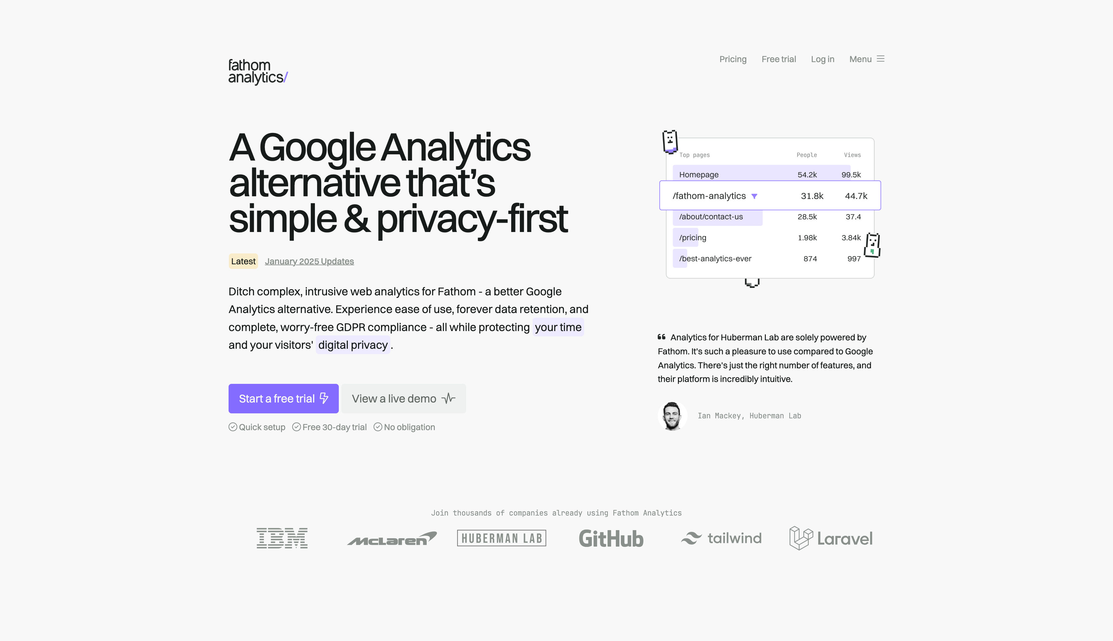 Fathom Analytics