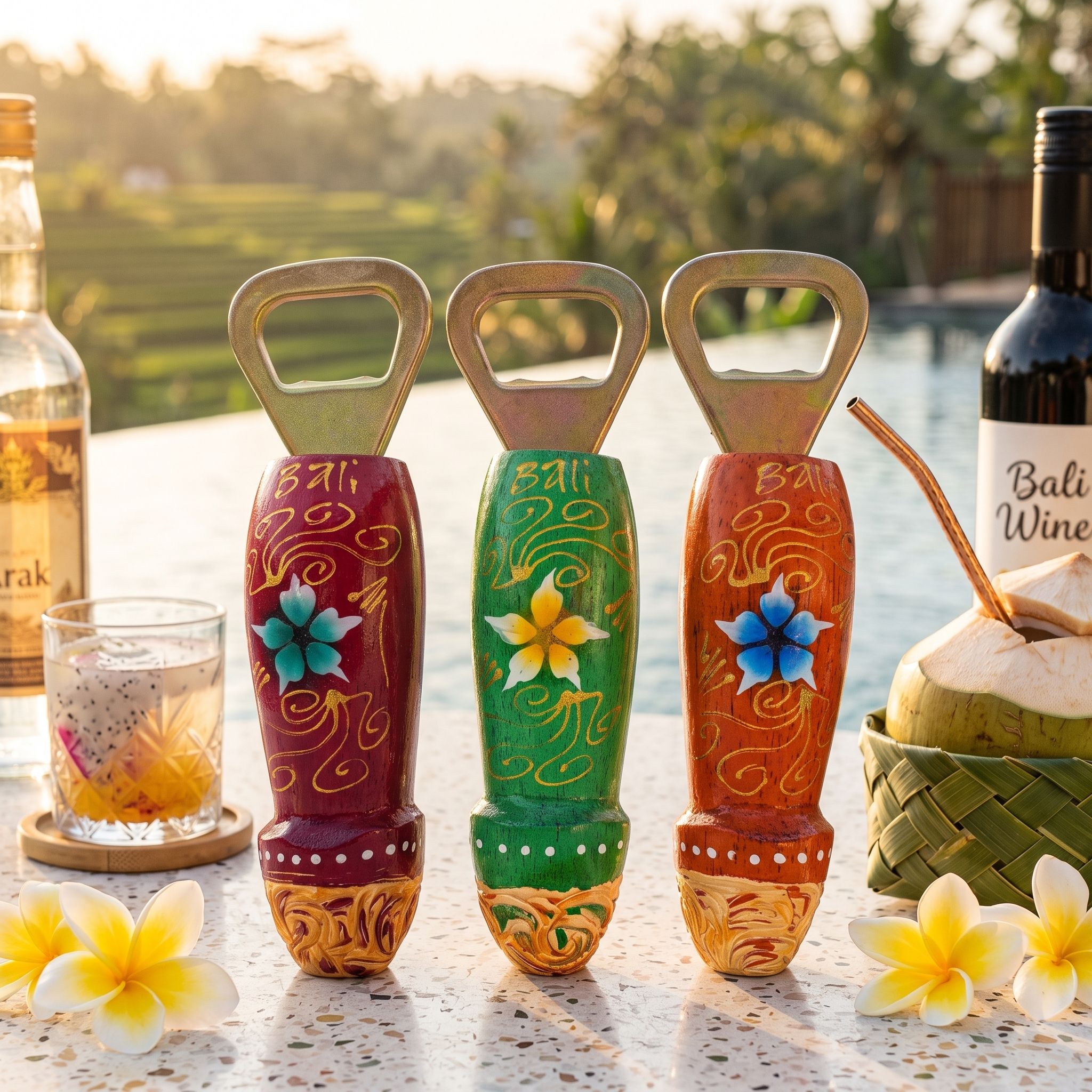 Unique Balinese handcrafted bottle opener