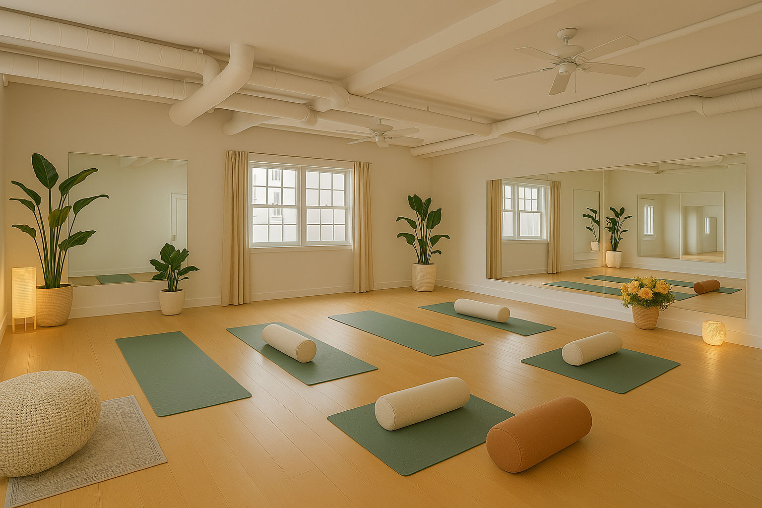 Wellbeing & Salon Space - Studio/Mirror Room