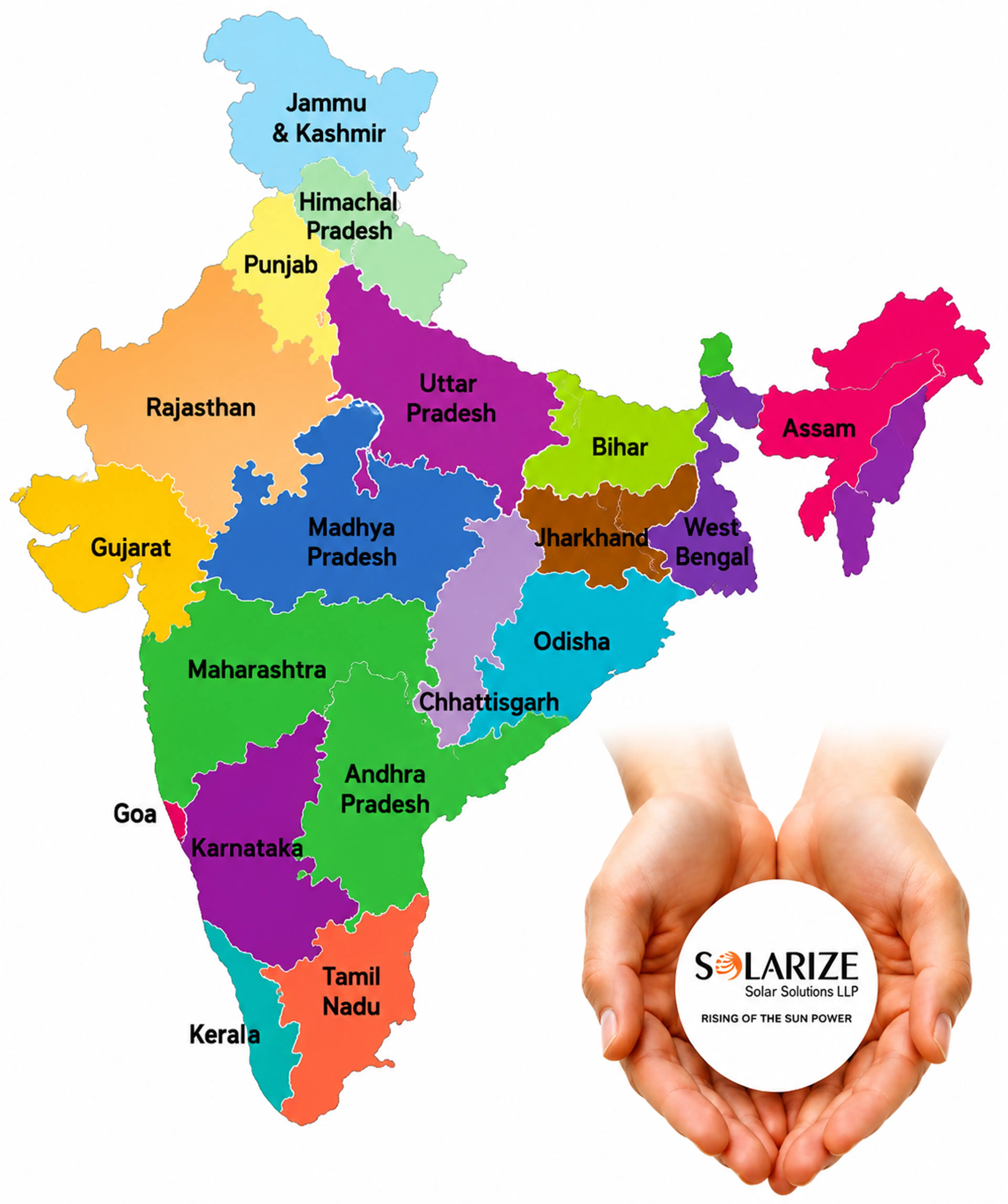 Solarize presence across India