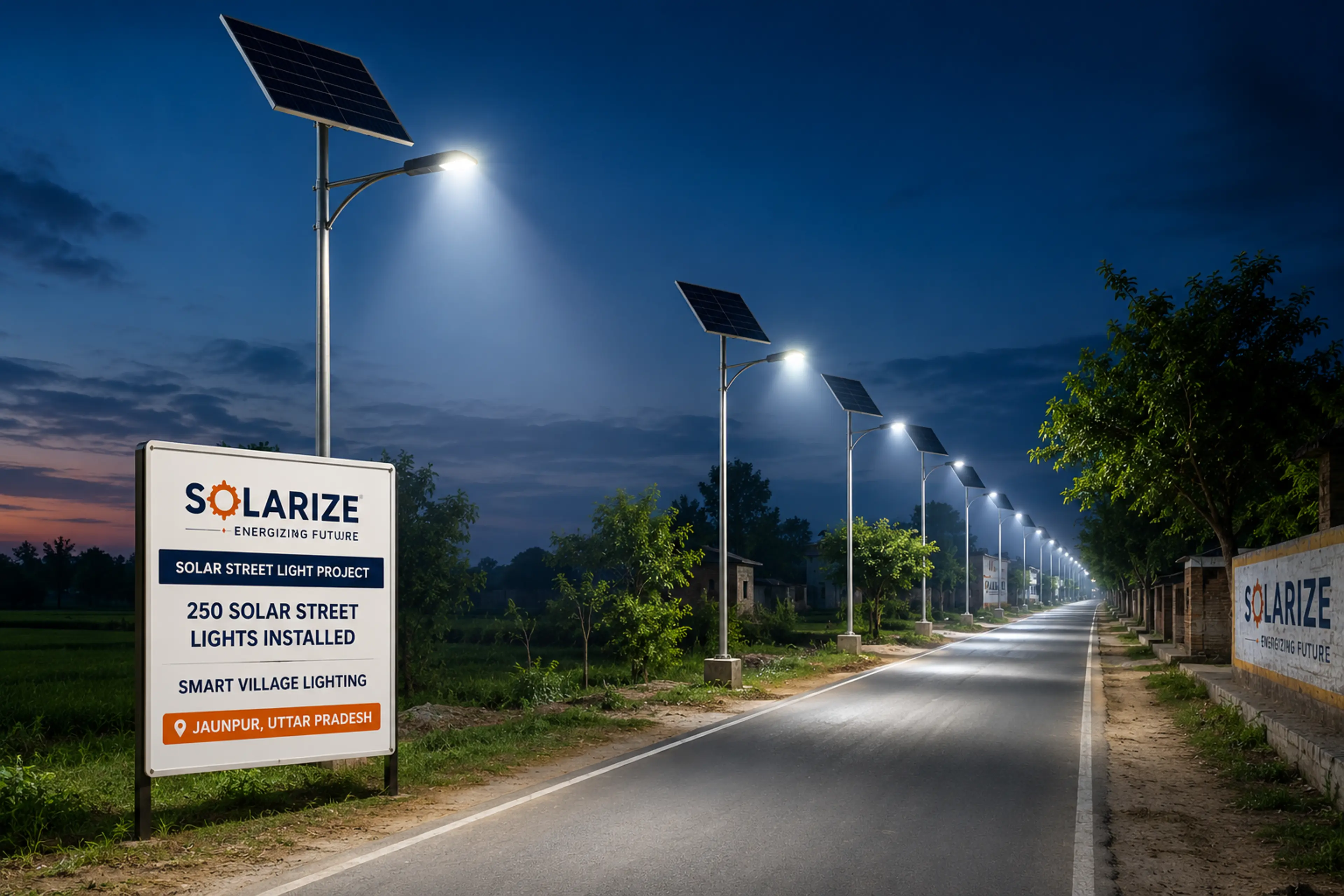Solar Street Light Project