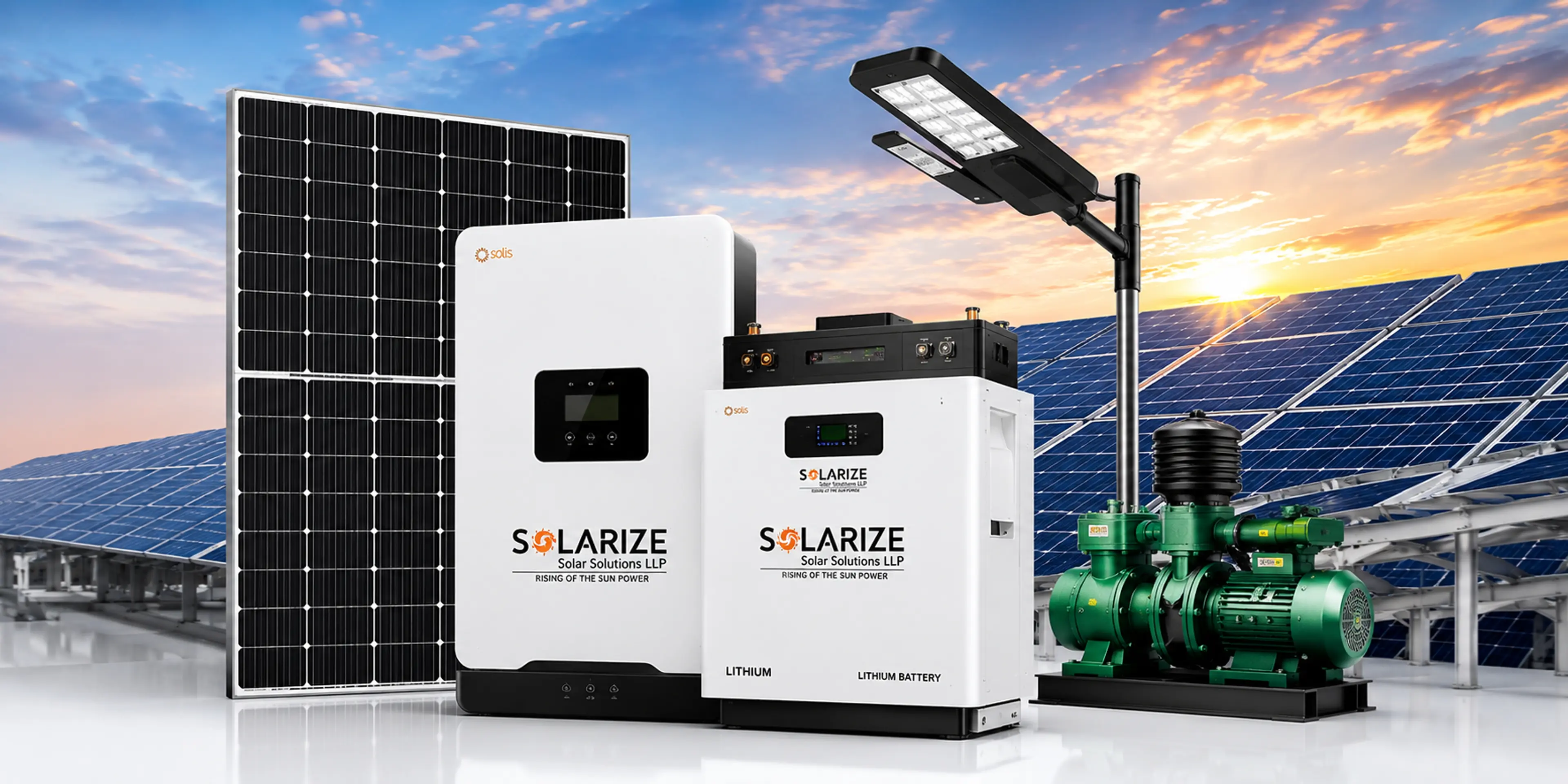 Solarize solar batteries