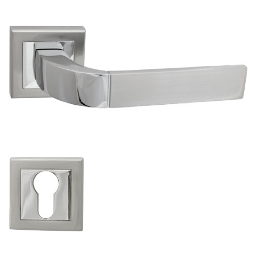 Solid Lever Handle HRE 61.28 CHR+AS