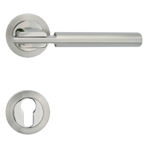 Solid Lever Handle HRE 61.32 CHR+SN