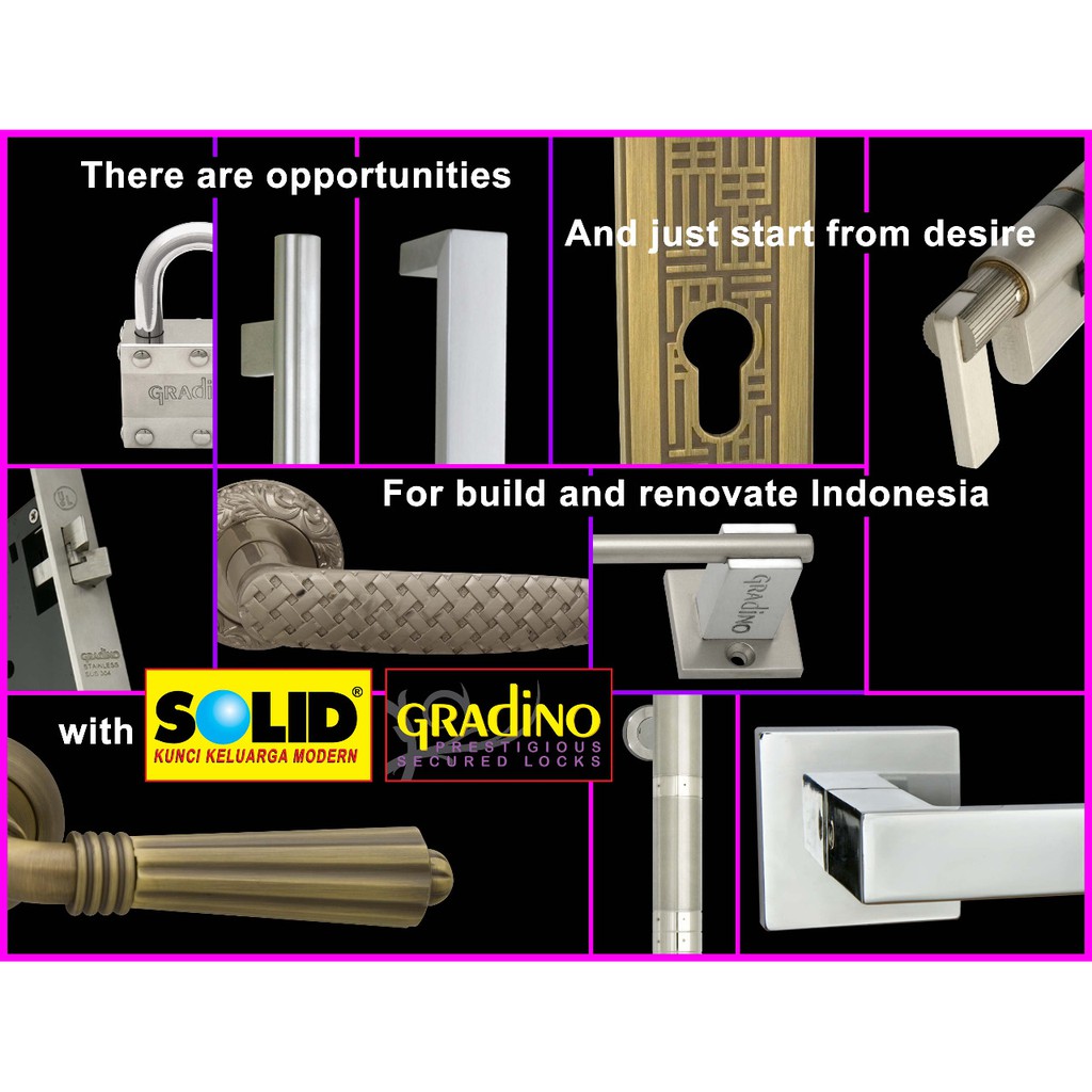 Solid Lever Handle HRE 68.04 CHR+SN 2