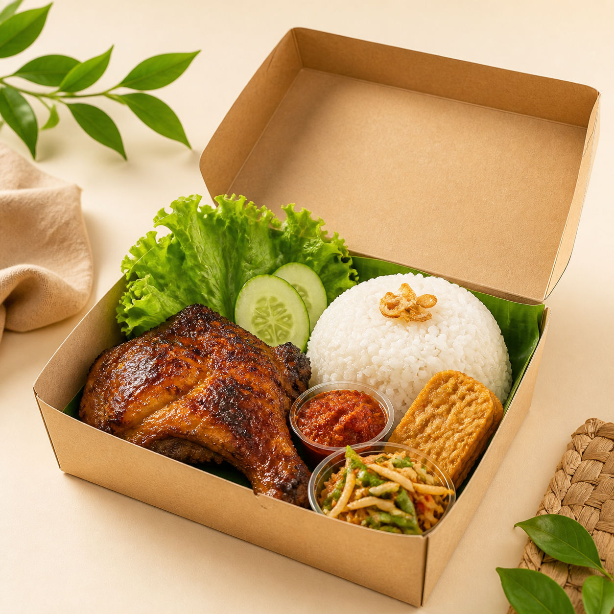 Nasi Box Ayam Bakar
