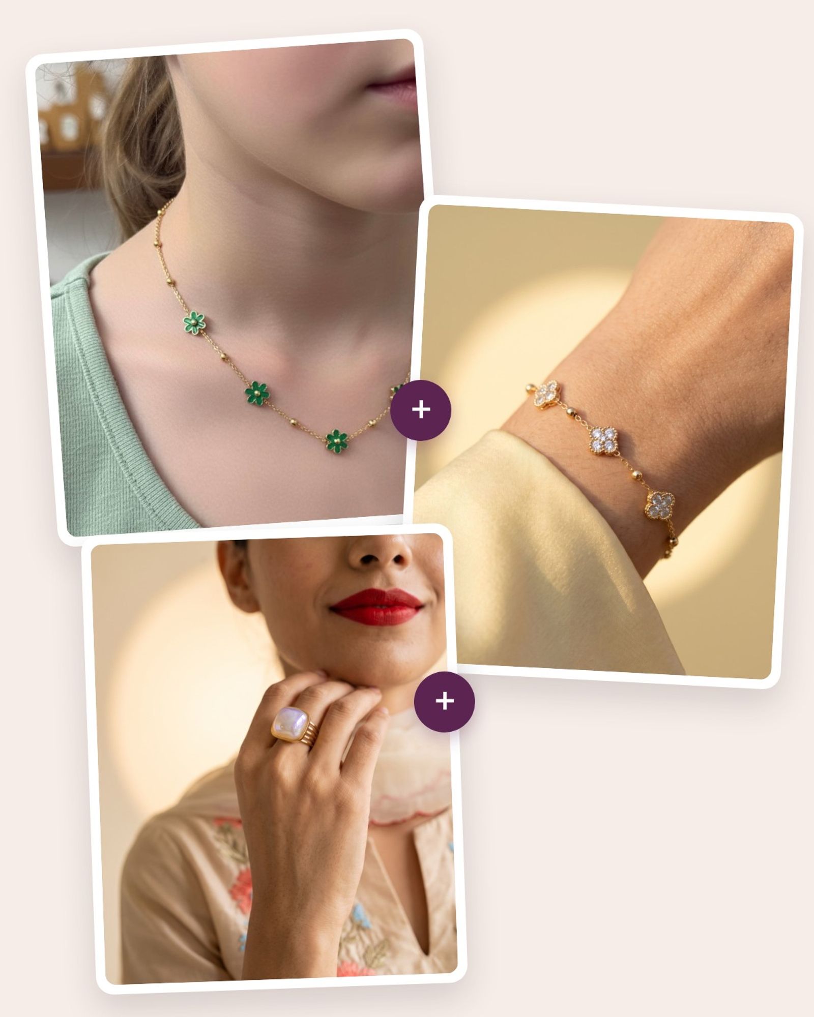 Everyday Anti-Tarnish Trio: Chain, Bracelet & Ring