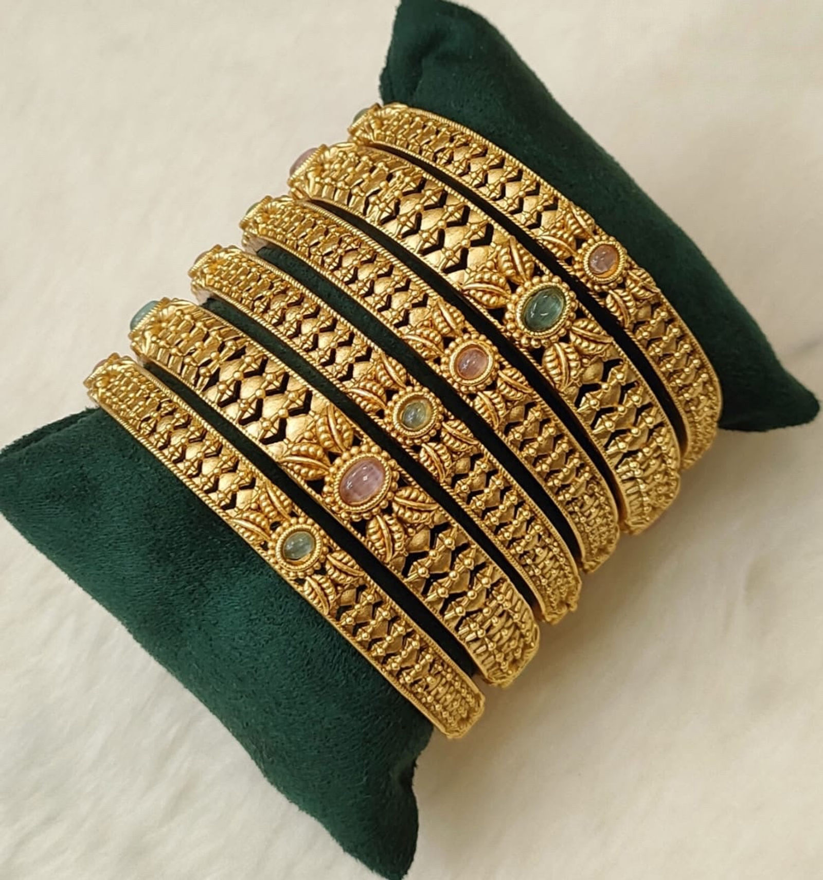Antique Bangle Set of 3 (Size 2.4)