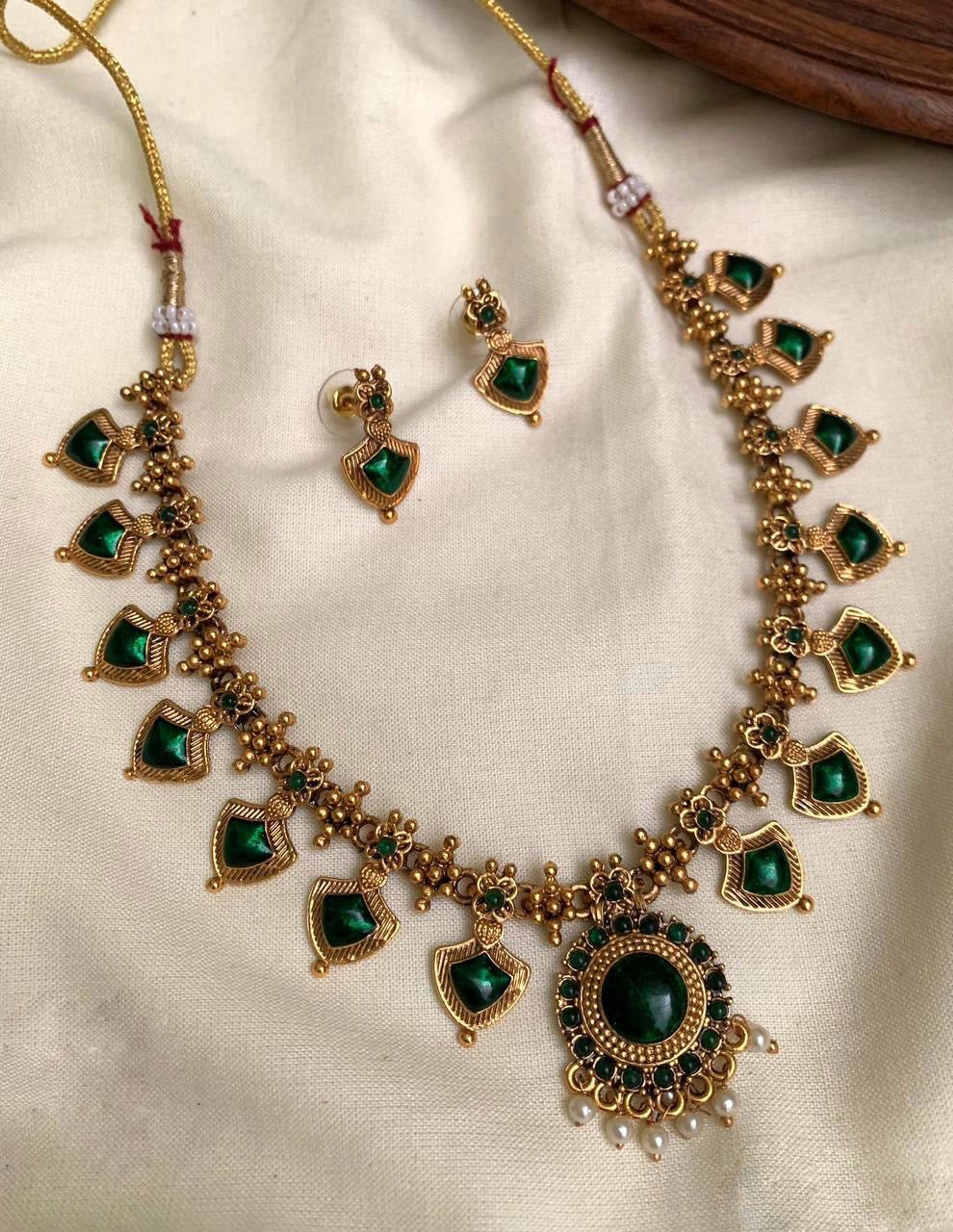 Green Stone Necklace