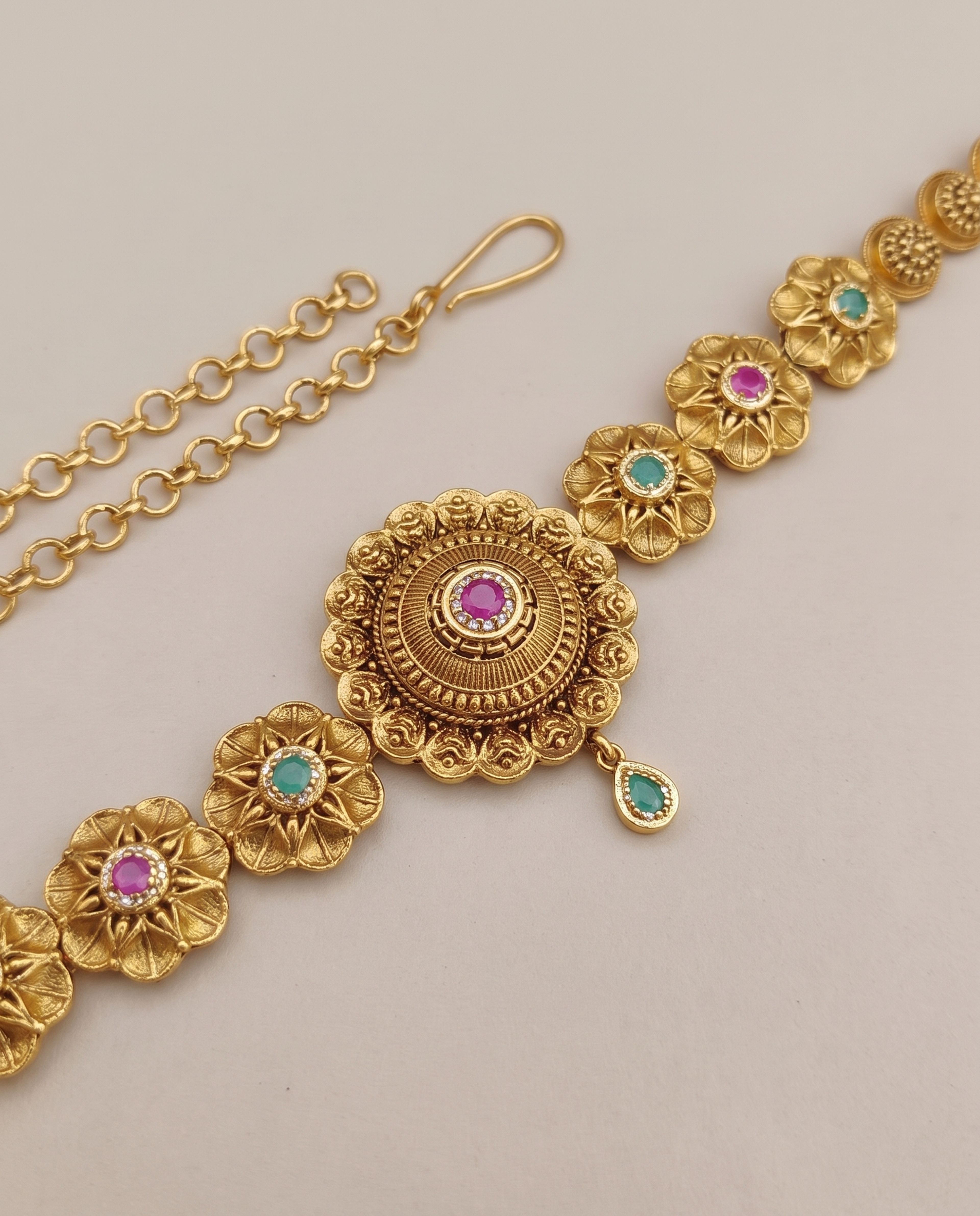 Antique Waist Chain, close-up of the detail