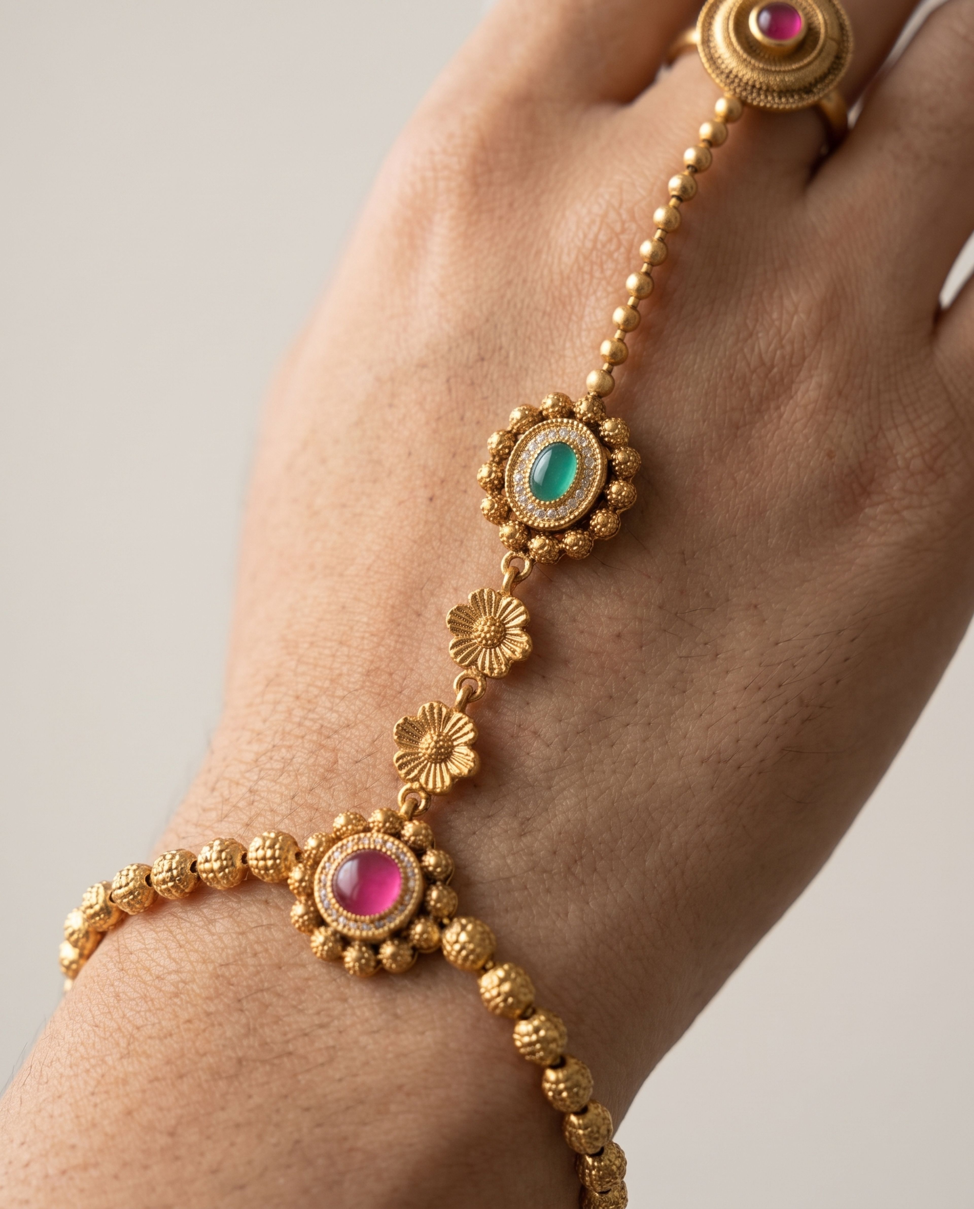 Ring Bracelet (1 piece), close-up of the detail