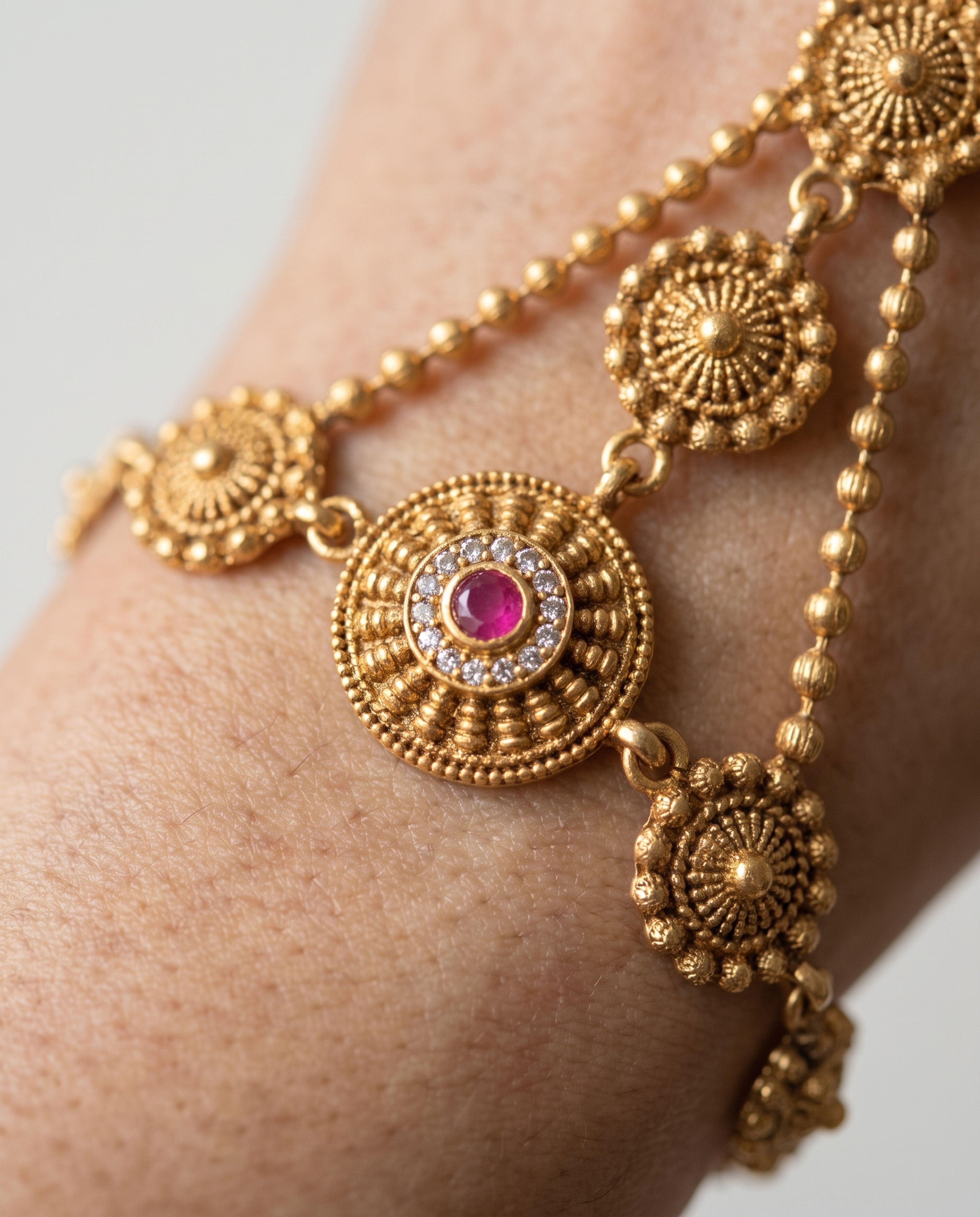 Ring Bracelet (1 piece), close-up of the detail
