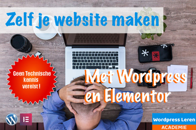 In deze cursus leer je zelf een website te maken met behulp van wordpress en elementor