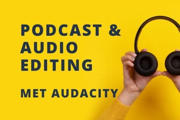 Online cursus waarin je leert audio fragmenten opnemen, bewerken, monteren en exporteren zodat je je eigen podcast kunt maken en publiceren.