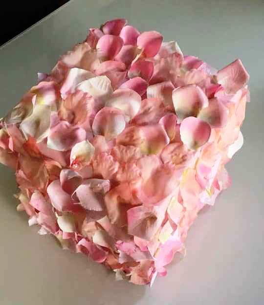 Commemorative cube made by Bosnian survivor Jasmina