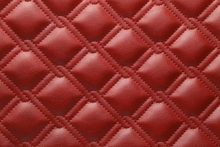 KUZGUN TEXTURED QUILTED 7376 Red surface sample