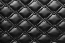 KUZGUN TEXTURED QUILTED 7386 Black surface sample