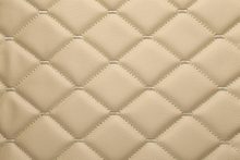 TOSCANO QUILTED 6 x 5 cm 0604 Cream with beige stitching surface sample