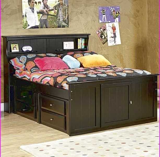 15 Best Full Size Storage Bed with Bookcases Headboard