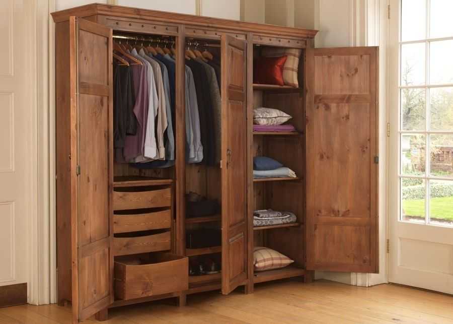 Featured Image of 3 Door Wardrobes With Drawers And Shelves