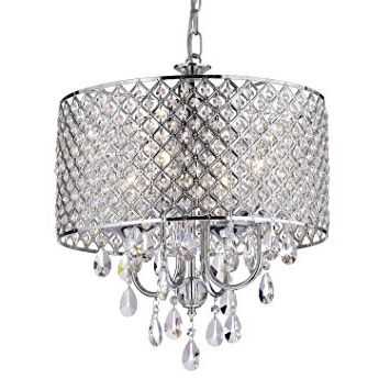 Featured Image of 4 Light Chrome Crystal Chandeliers