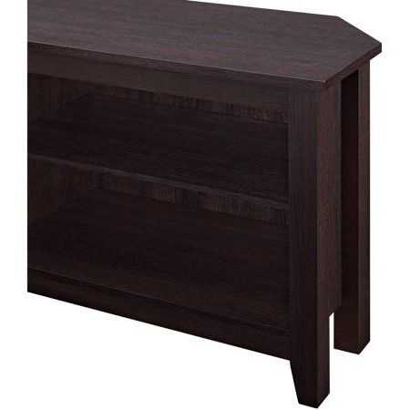 Featured Image of Woven Paths Transitional Corner Tv Stands With Multiple Finishes