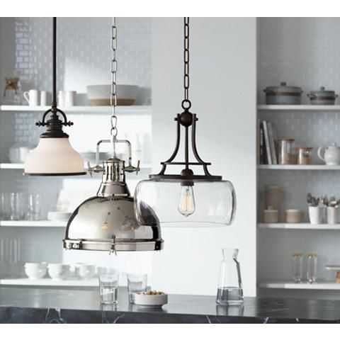 Featured Image of Bronze With Clear Glass Pendant Lights