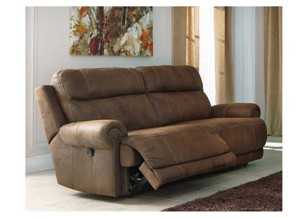 Featured Image of Round Beige Faux Leather Ottomans With Pull Tab