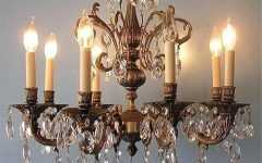 Brass and Crystal Chandeliers