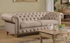 Tufted Linen Sofas