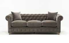 Mansfield Graphite Velvet Sofa Chairs