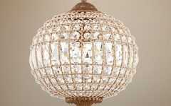 10 Collection of Soft Gold Crystal Chandeliers
