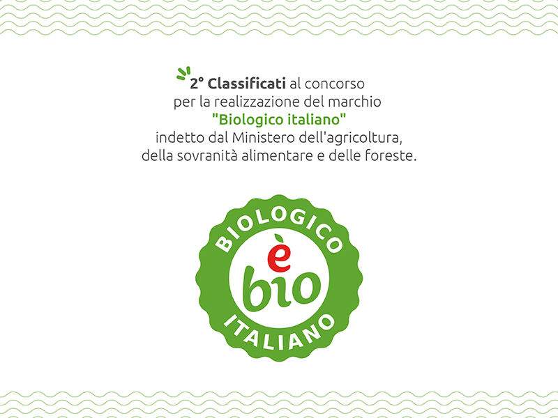 2° Classificati al  concorso per la realizzazione del marchio  “Biologico italiano”