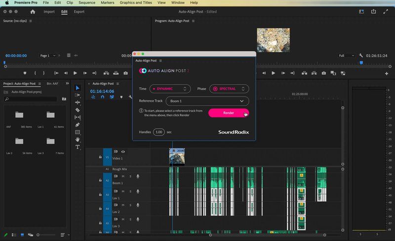 Auto-Align Post 2.1 - click render