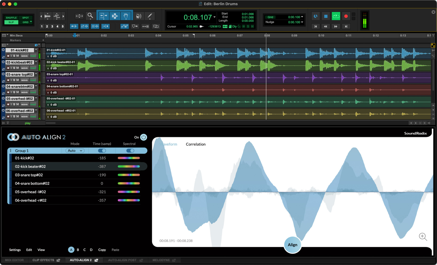 AutoAlign The Automatic Phase Alignment Plugin Sound Radix