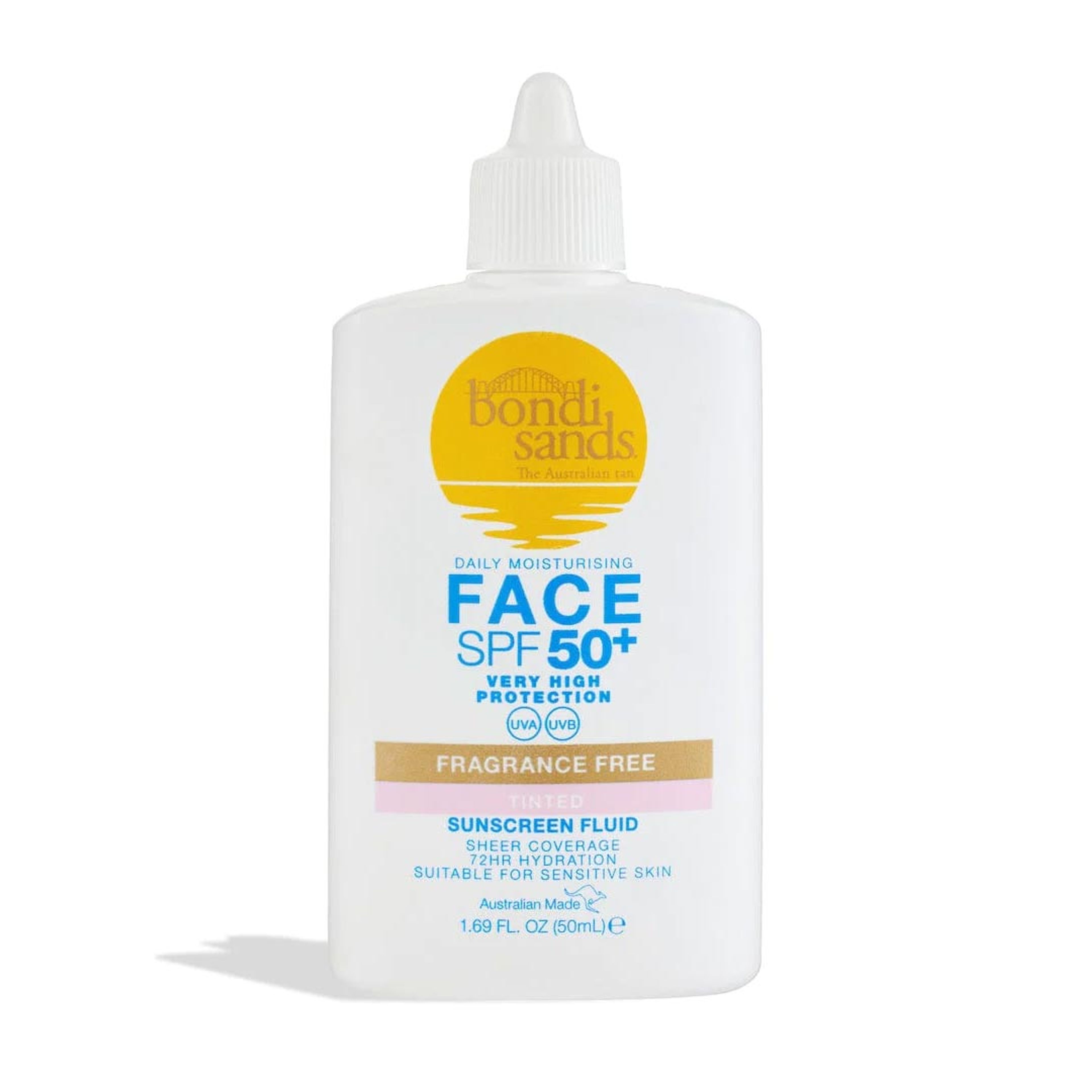 SPF 50+ Fragrance Free Tinted Face Fluid