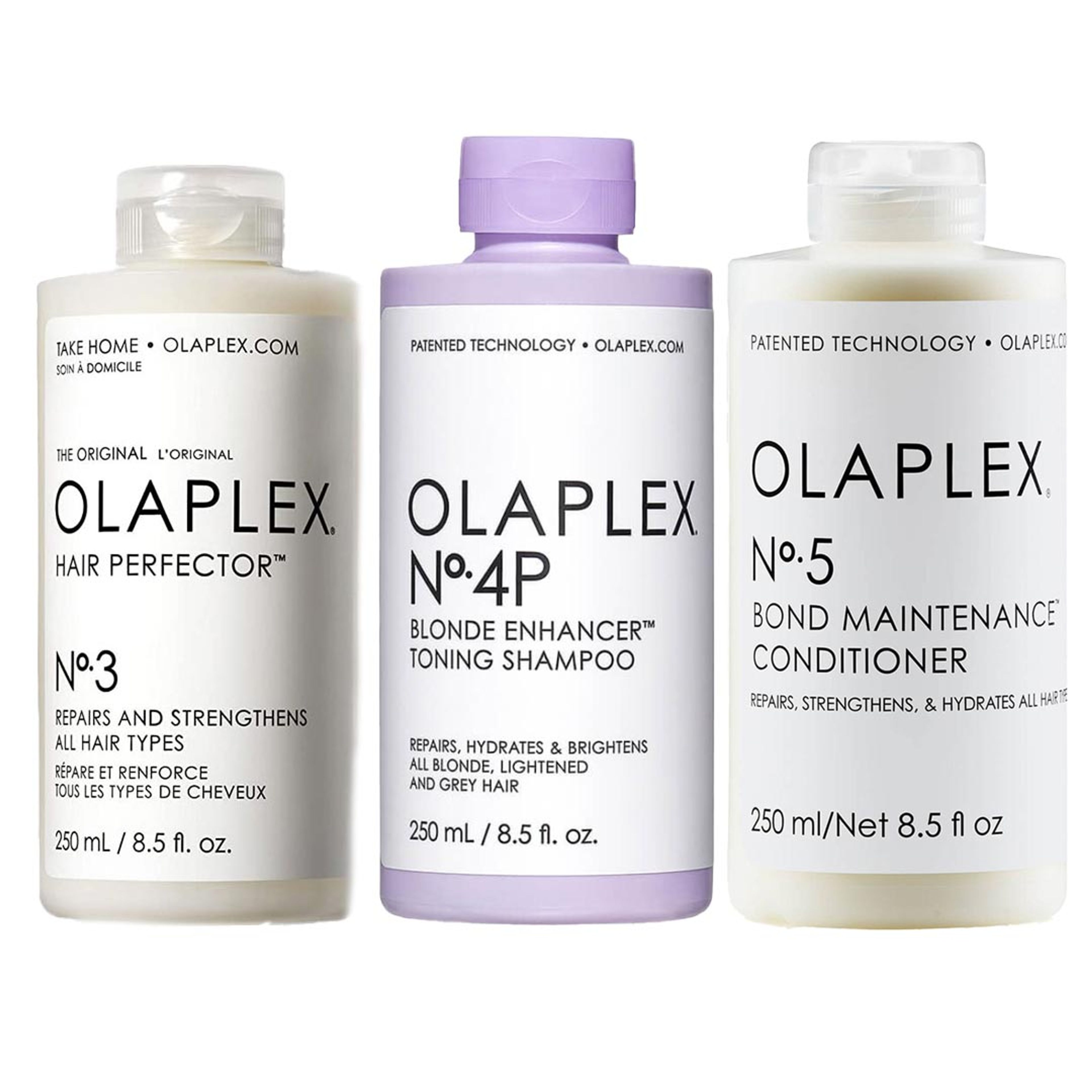 No.3 Hair Perfector, No.4P Shampoo & No.5 Conditioner Trio