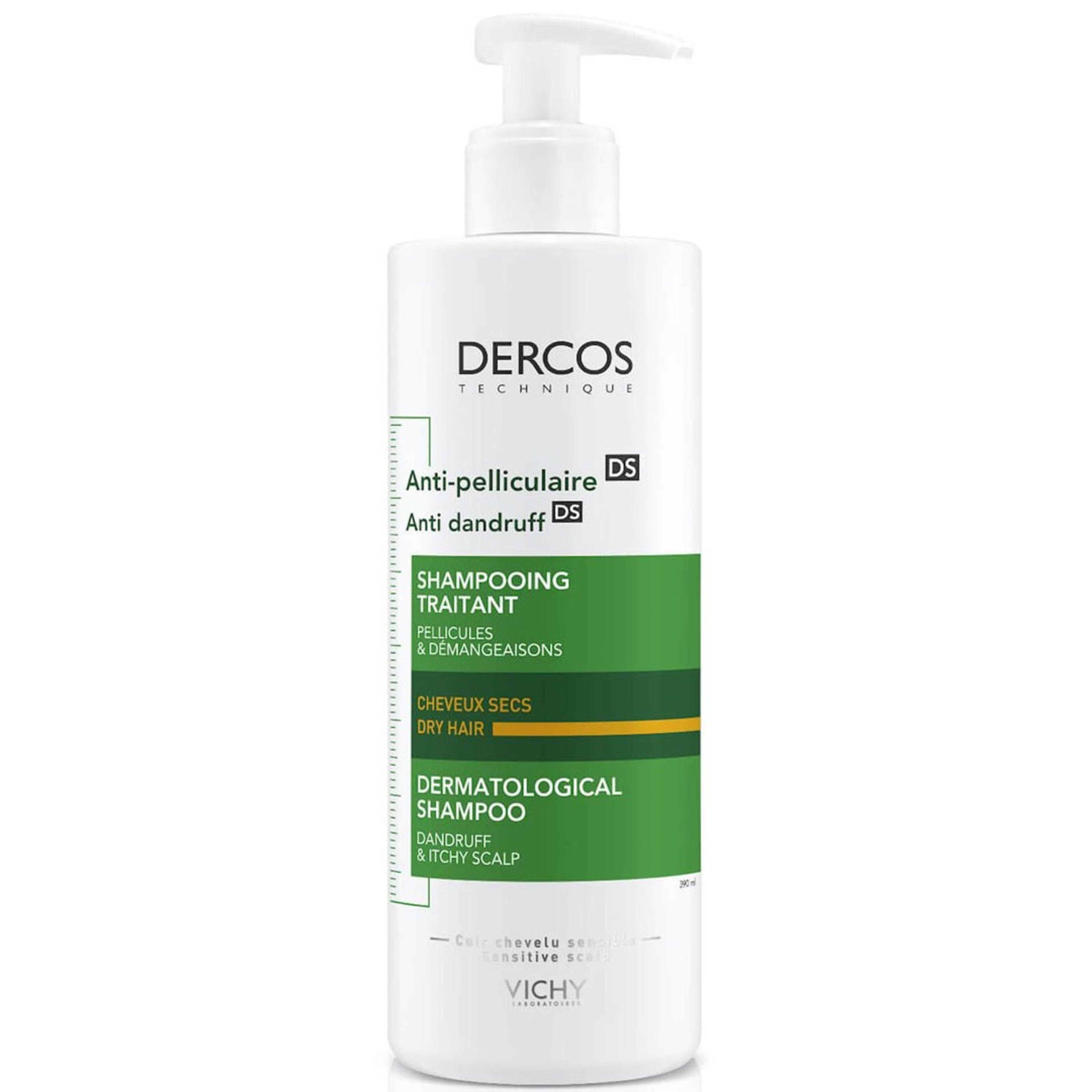 Dercos Anti-Dandruff Ds Shampoo For Dry Hair 