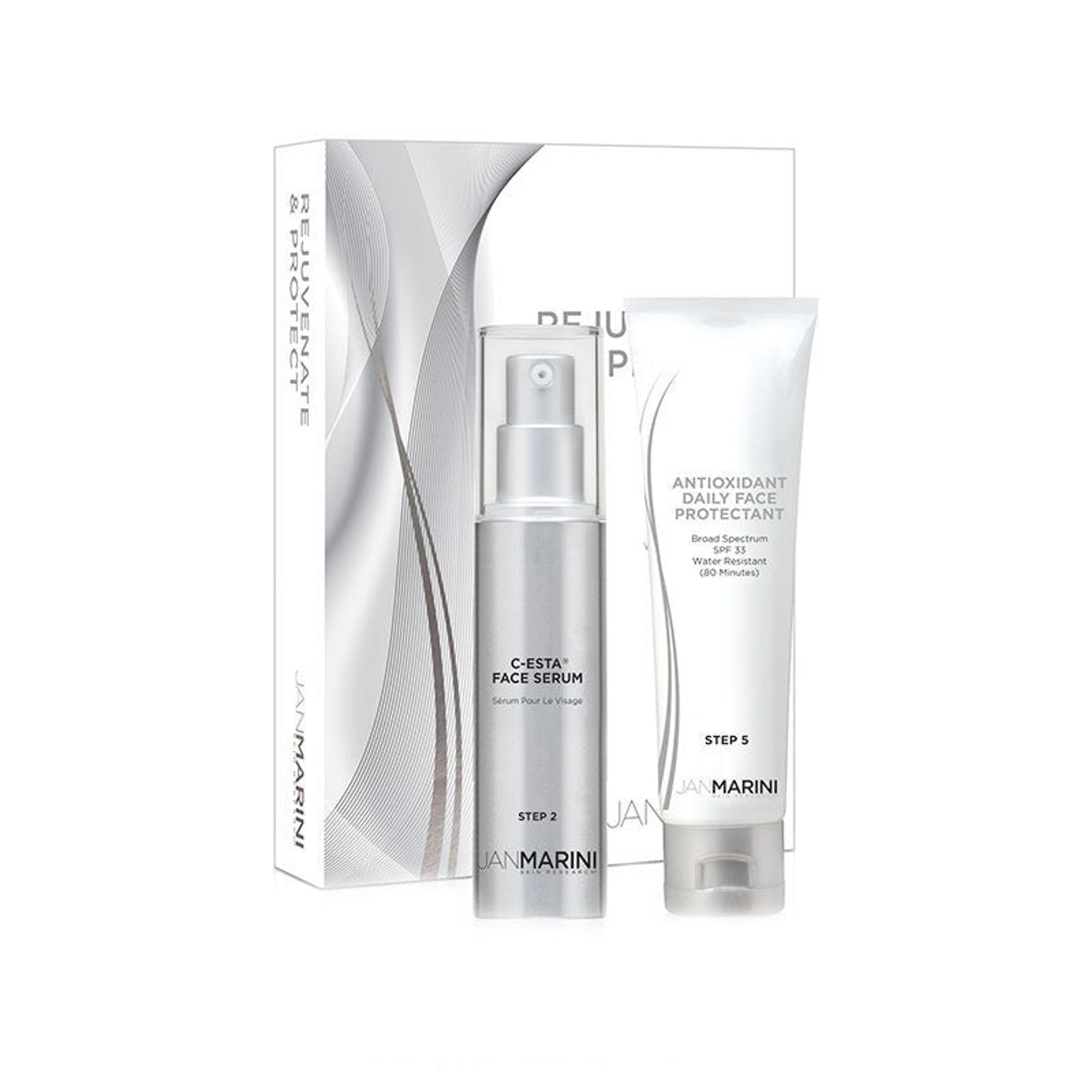  Rejuvenate & Protect Duo: C-Esta Serum and Antioxidant Daily Face Protectant SPF 30