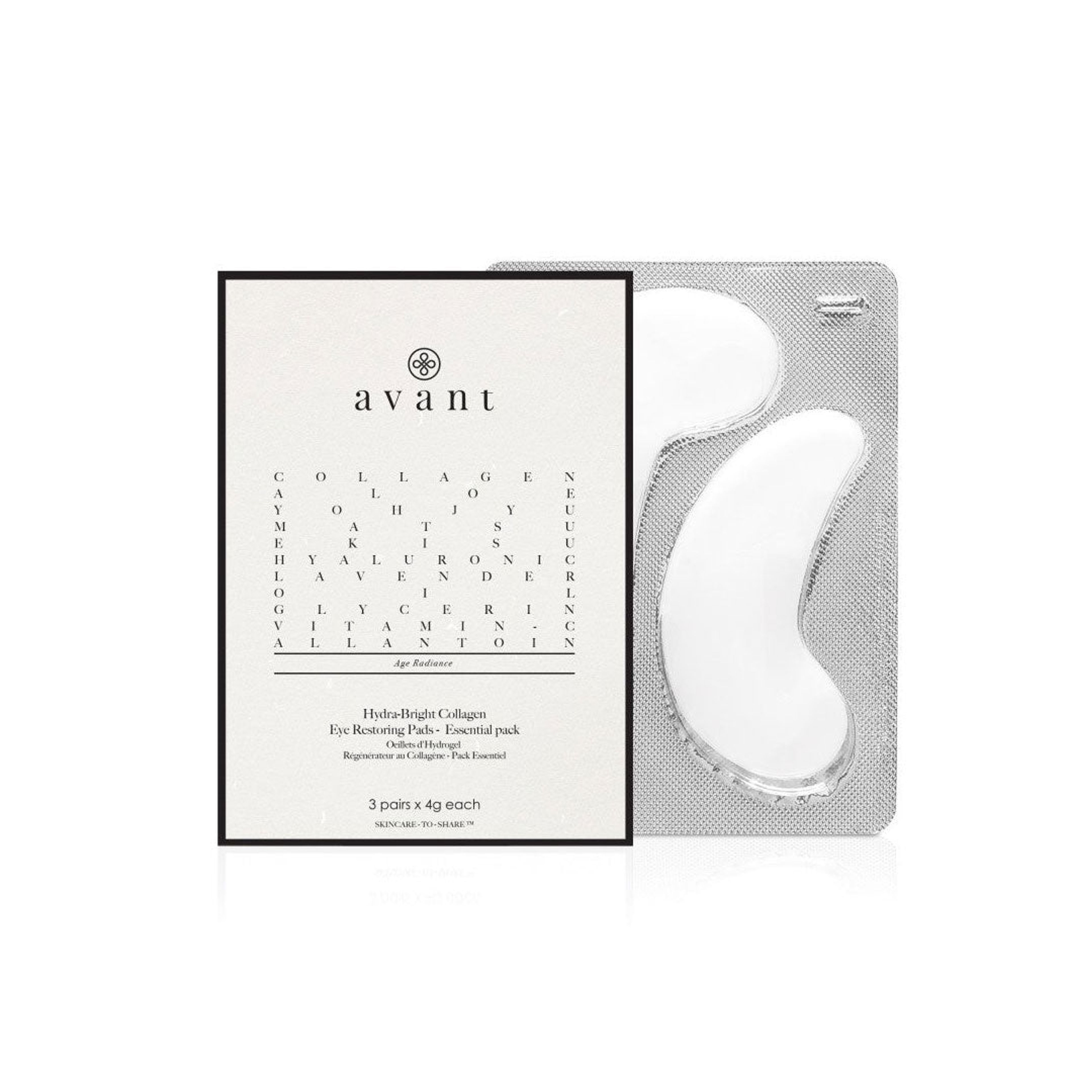 Essential Pack - Hydra-Bright Collagen Eye Restoring Pads