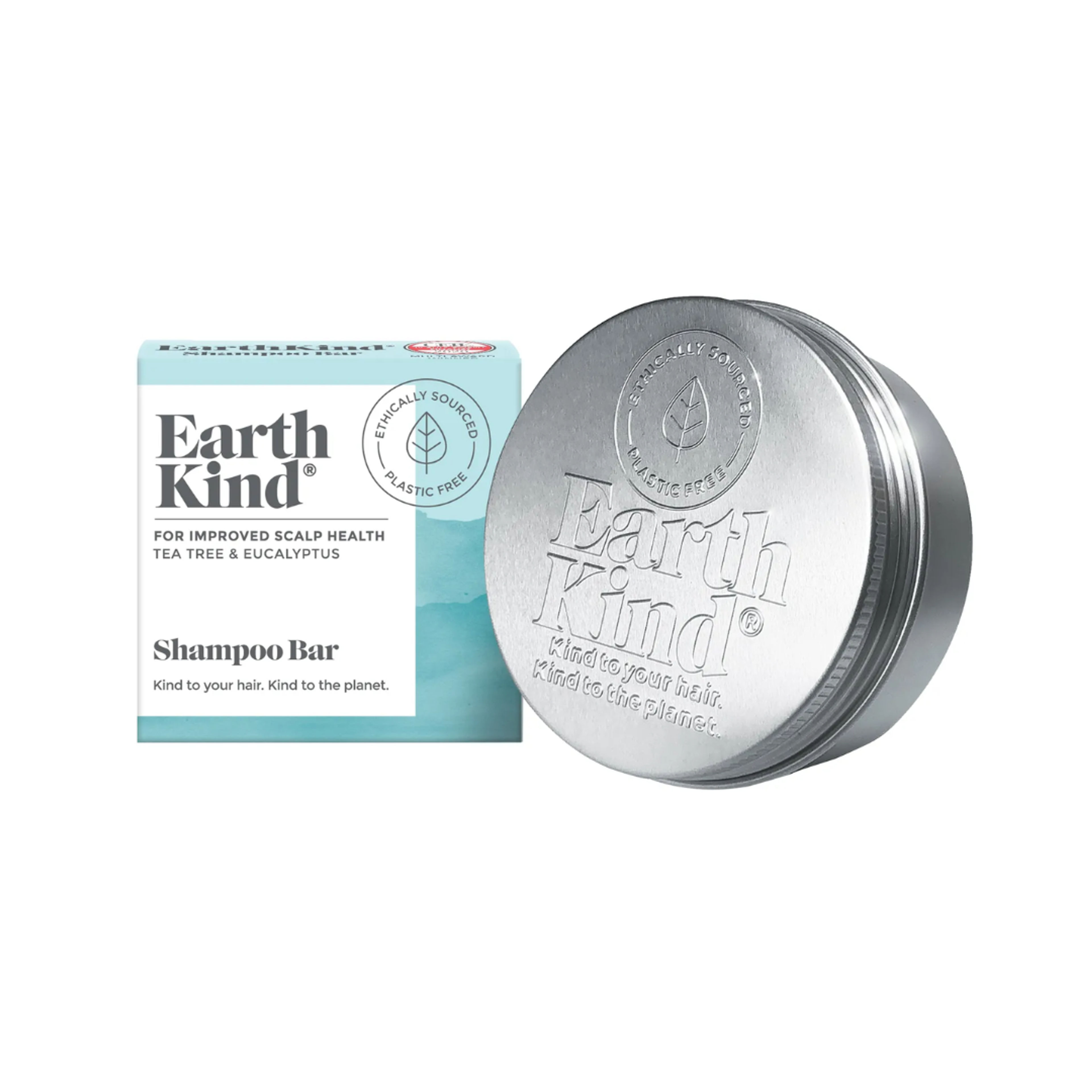 Tea Tree & Eucalyptus Shampoo Bar & Storage Tin Bundle