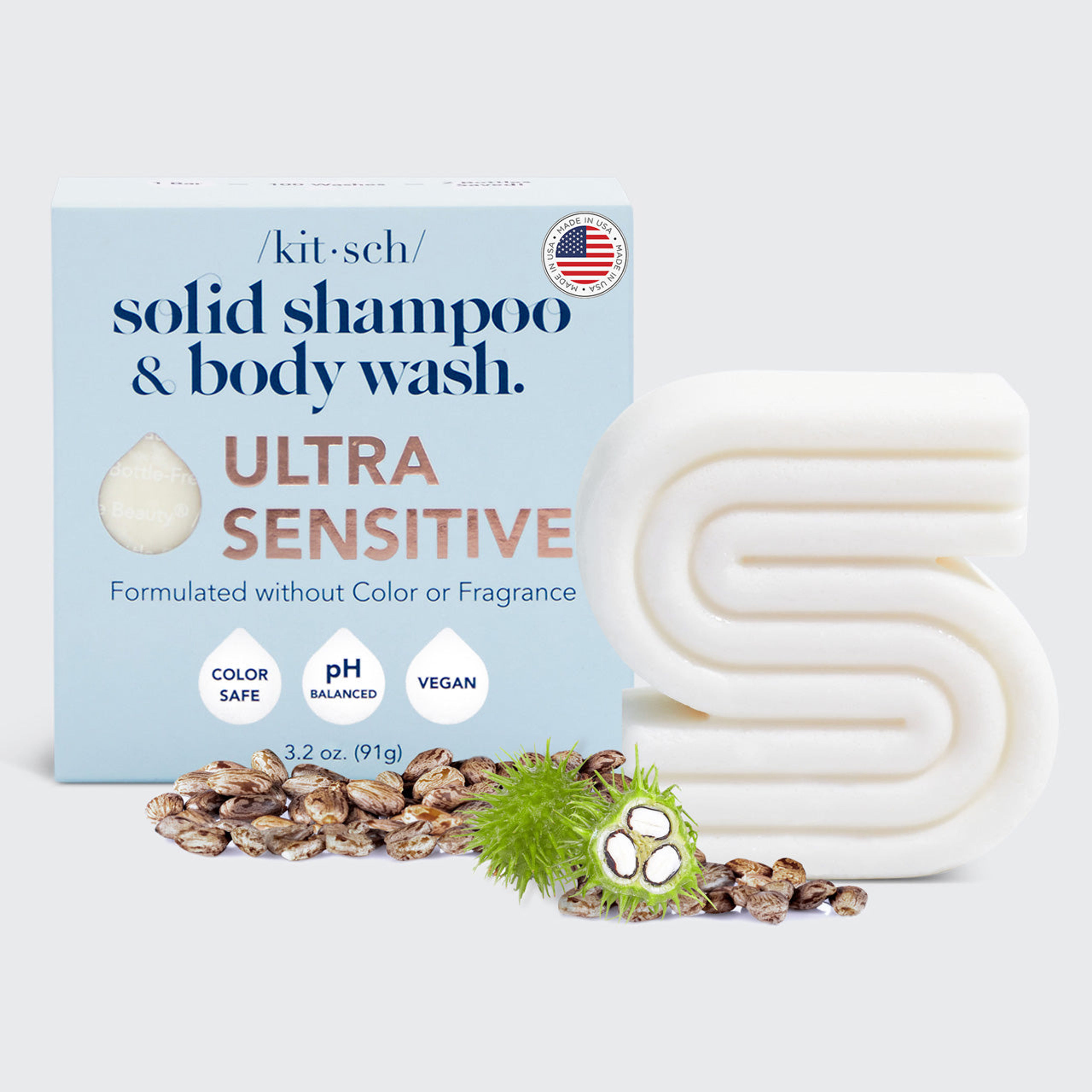 Ultra Sensitive Shampoo & Body Wash Bar Fragrance Free