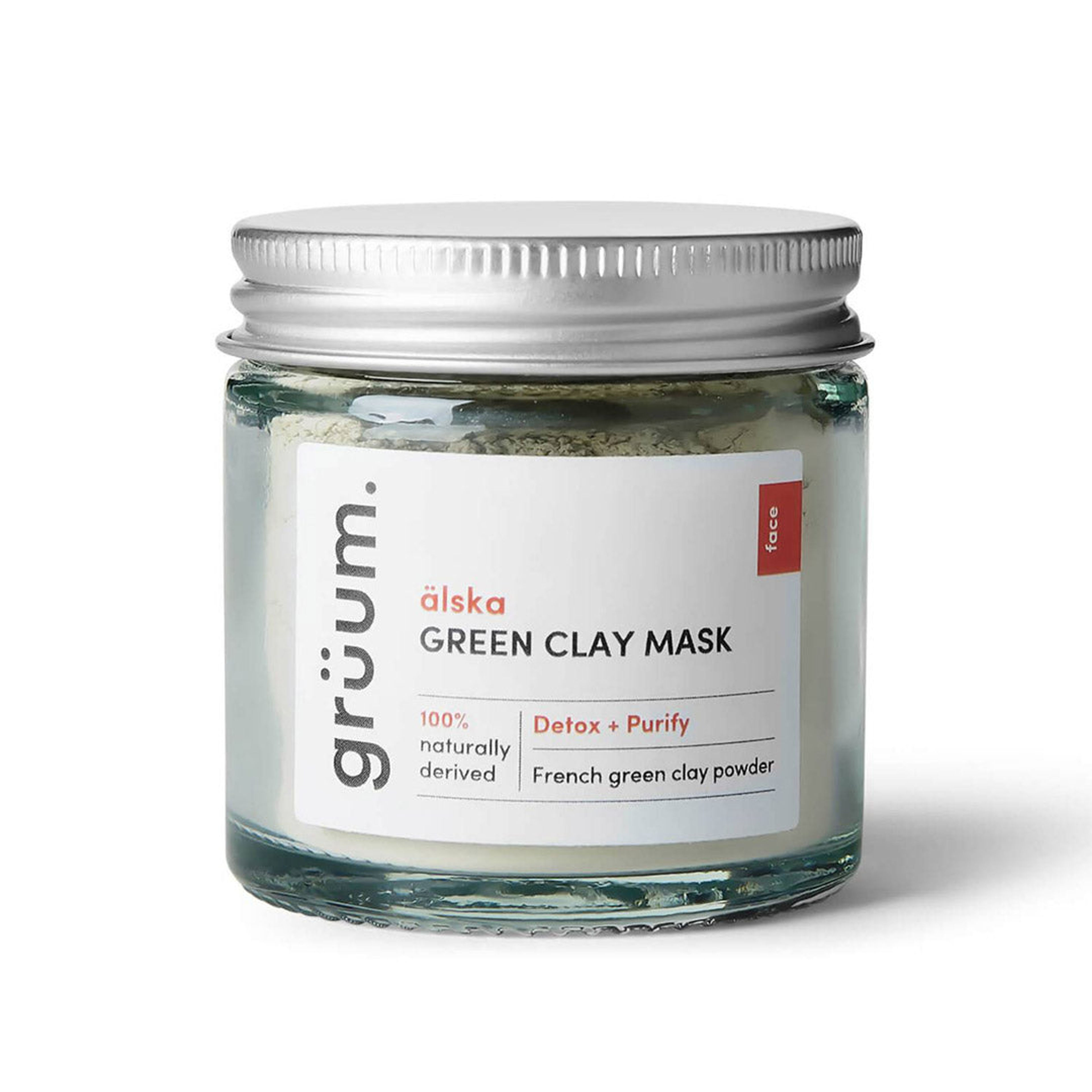  älska Green Clay Face Mask 