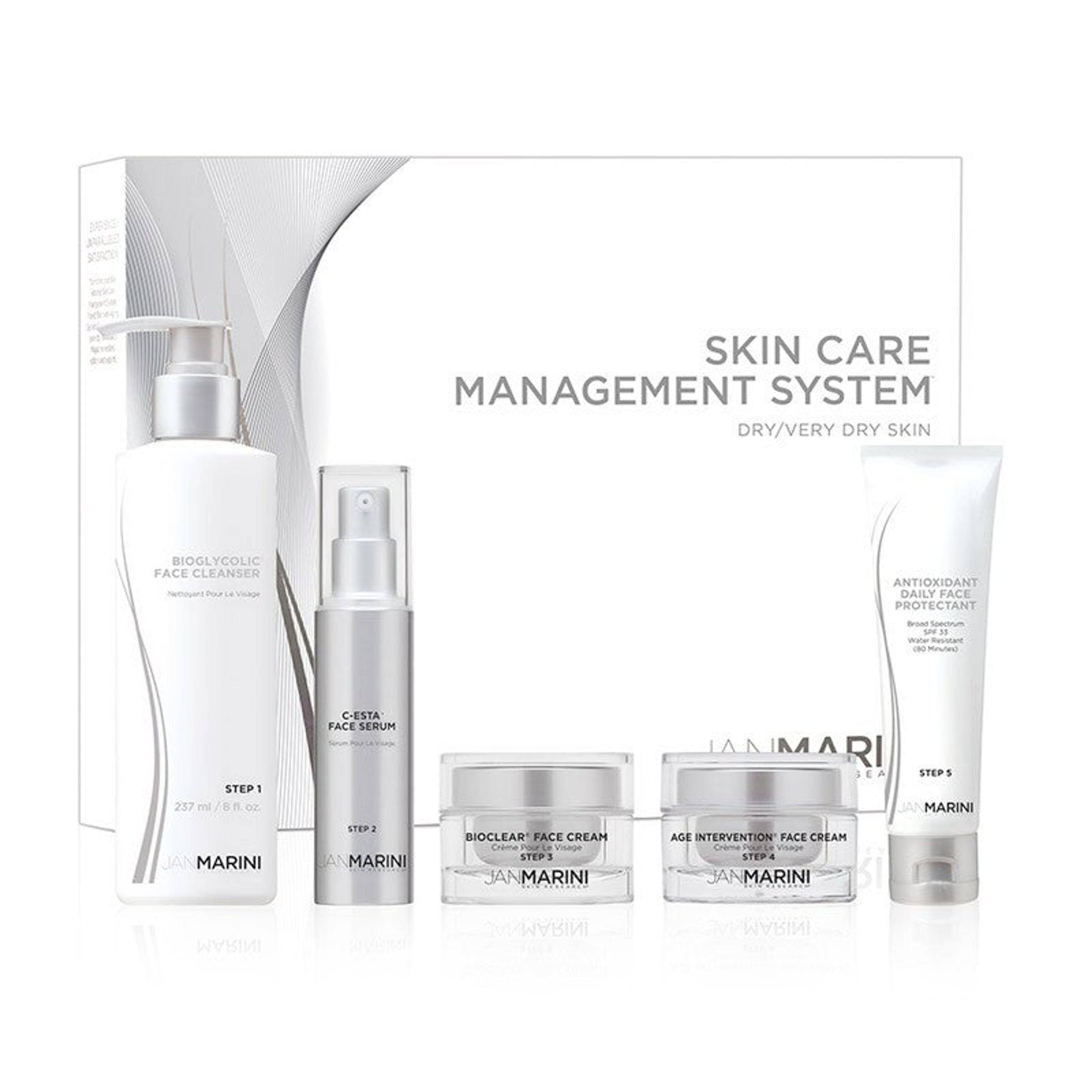 5-Step Skin Care Management System Dry / Very Dry Kit